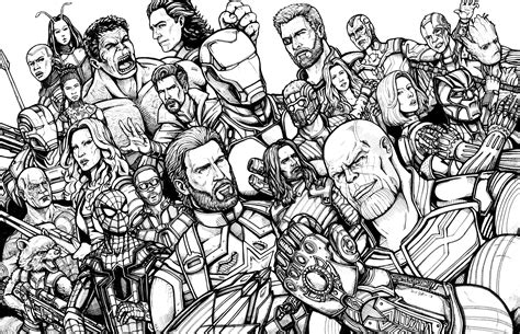 The Avengers Coloring Pages How To Draw All Avengers
