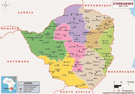 Herie Sites In Zimbabwe Map - Infoupdate.org