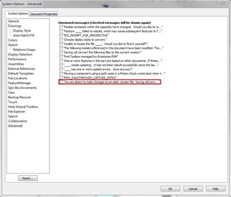 Image result for Advance Save As Opt-In SolidWorks