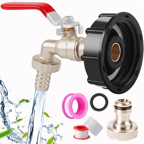 Buy 1/2" Leakproof Brass IBC Tote Fittings - Winterizing IBC Tote ...