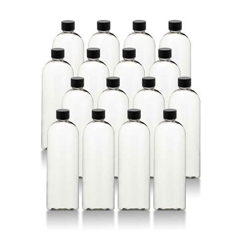 16 oz PET Plastic Bottles | Pack of 16 – rusticstrengthwholesale