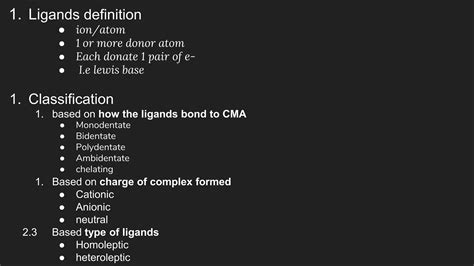 Coordination Chemistry | PPTX