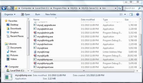 MySQL Database File 的图像结果