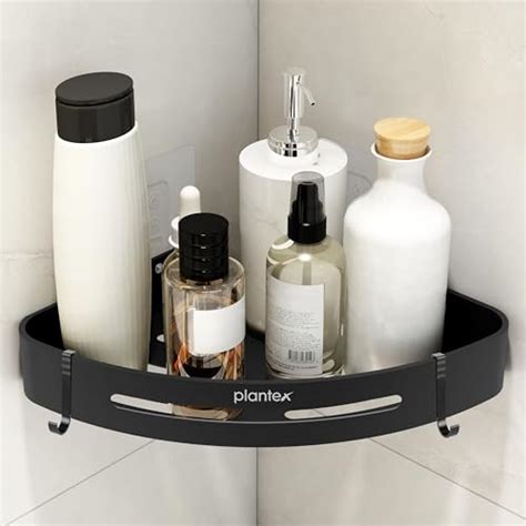 Plantex Self Adhesive Bathroom Corner Shelf/Bathroom Shelf Corner with ...