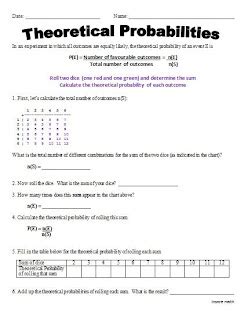 Image result for Theoretical Probability Examples