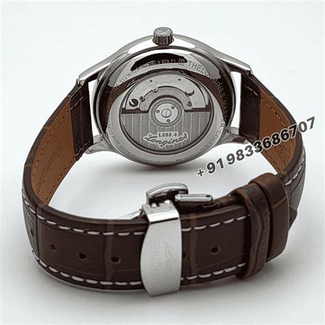 Longines Master Collection Moonphase Silver Dial Leather Strap High ...