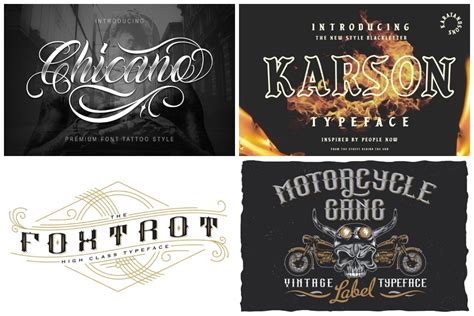 28 Tattoo Fonts To Ink Your Designs in Style | HipFonts