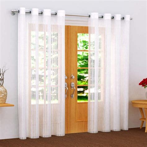 Buy Ehaan Enterprise Tissue Net Polyester Curtain for Window (Pack of 2 ...