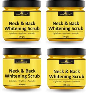 PARK DANIEL Neck & Back Whitening Body Scrub Skin Exfoliating Pack of 4 ...