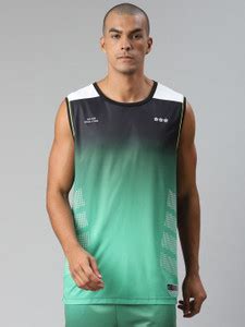 HRX by Hrithik Roshan Tie & Dye Men Round Neck Green T-Shirt - Buy HRX ...