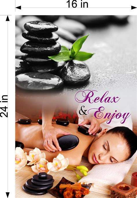 Buy Massage 15 Photo-Realistic Paper Poster ad Non-Laminated Spa Back ...