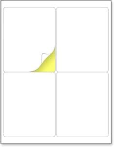 Saco A4 Printable Sticker Labels Matte (145 x 100 mm) – White Self ...