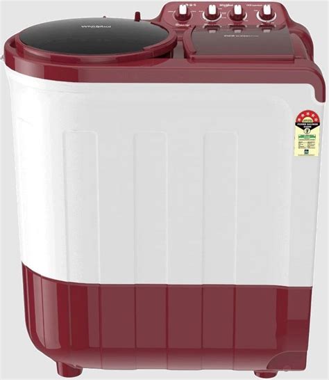Whirlpool 8 kg Semi Automatic Top Load Washing Machine Coral Red (ACE 8 ...