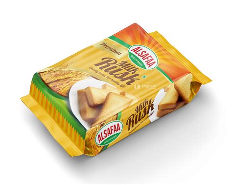 Alsafaa Milk Rusk Packaging Design | Regin.in