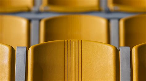 Download wallpaper 2560x1440 chairs, tribune, yellow widescreen 16:9 hd ...