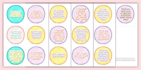 Funny Conversation Starter Cards