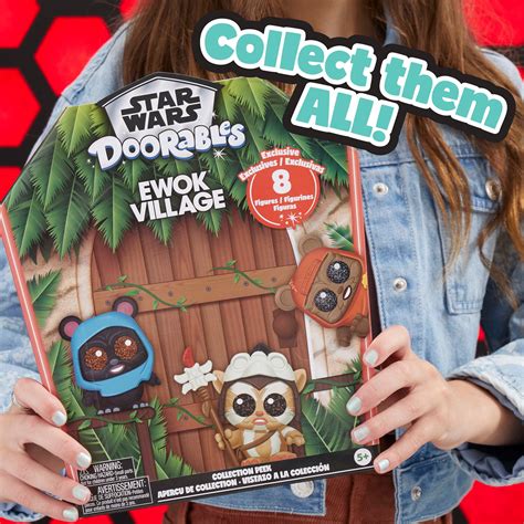 STAR WARS™ Doorables Ewok Village Collection Peek, Collectible Figures ...