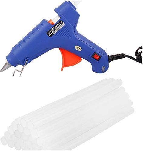 CETC PVC 100 W Hot Melt Glue Gun with 10 Sticks Triple Power Rapid ...