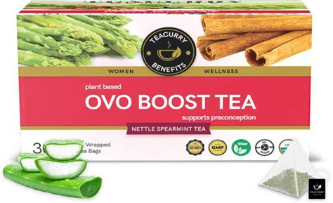 TEACURRY Ovo Boost Tea for Women - For Ovulation and Better Egg Days ...
