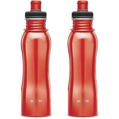 Milton Active 1000 Stainless Steel Water Bottle, 900 ml, Orange ...