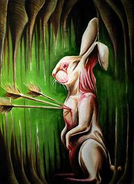 Image result for Harvey Rabbit Painting