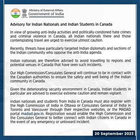 Welcome to High Commission of India, Ottawa (Canada)