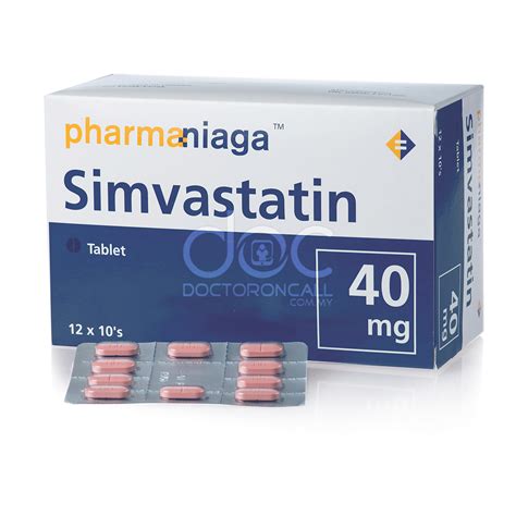 Buy Pharmaniaga Simvastatin 20mg Tablet 10s (strip)- Uses, Dosage, Side Effects, Instructions ...