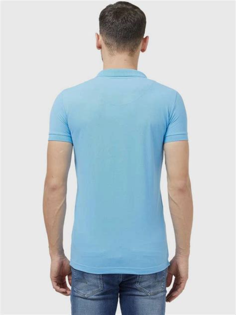 Buy Lt. Blue Slim Fit Polo T Shirt Combo for Men | Status Quo