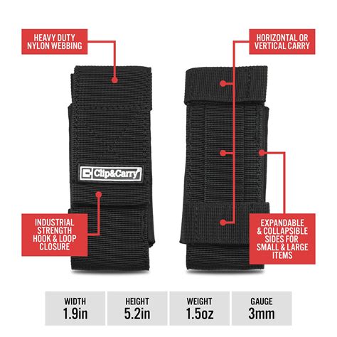 STRAPT-TAC Belly Band Holster ~ Use with Any IWB Kydex Gun Holster for ...