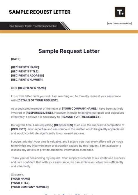 Request Letter Format Sample 的图像结果