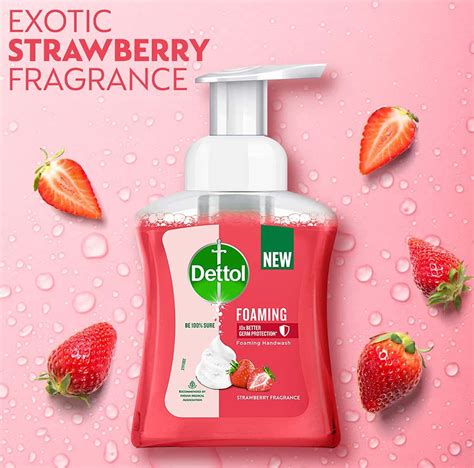 Buy DETTOL FOAMING HANDWASH PUMP - STRAWBERRY- 250ML Online & Get Upto ...