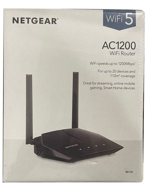 AC1200 WiFi Router (R6120) Dual-Band WiFi Router (up to 1.2Gbps) – PC ...