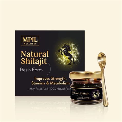 Buy Mpil Natural Shilajit Resin (20gm) at best price – Ayushmedi