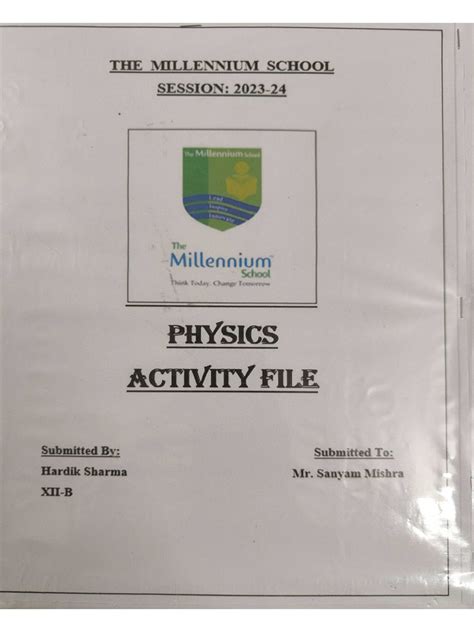 Class 12 Physics Activity File Term 2 的图像结果