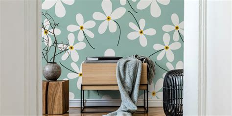 Spring Daisy Flower Pattern 的图像结果