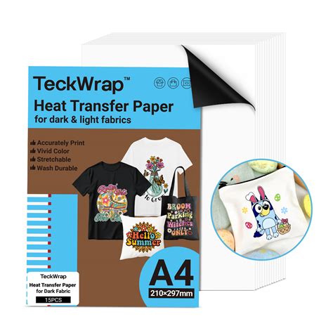 Teckwrap : Heat Transfer Paper for Inkjet Matte White - SA Sublimation ...