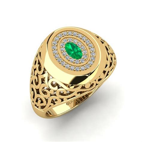 Get the Perfect Men's Emerald Rings | GLAMIRA.in
