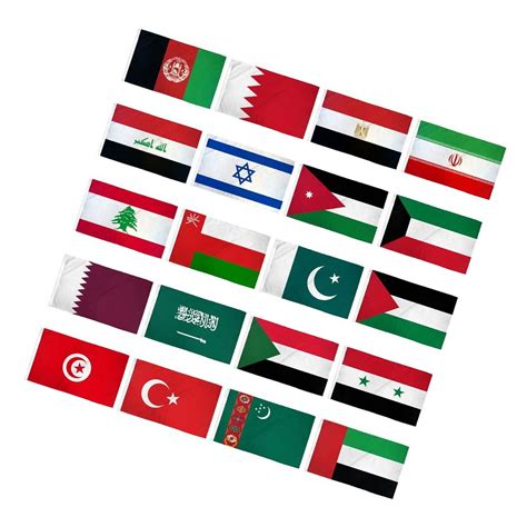 Middle Eastern Flags by Country 的图像结果