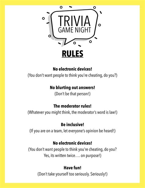 120 Trivia Team Names For Your Next Trivia Game Night Trivia Fyi - Free Word Template