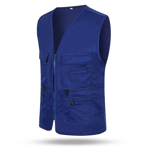Men's Hiking Fishing Vest Work Vest Outdoor Casual Lightweight with ...