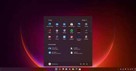 Windows 11 Taskbar Start Menu 的图像结果