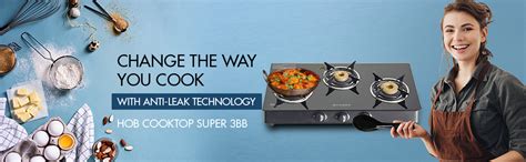 Faber Gas Stove 3 Burner Glass Cooktop (Super 3BB BK) Manual Ignition ...
