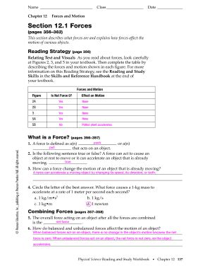 Section 12 1 Forces - Fill and Sign Printable Template Online