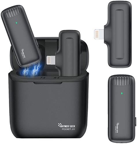 Wireless Lavalier Microphone Plug & Play Noise Reduction Wireless ...