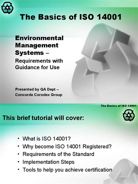 Image result for ISO 14001 Explained