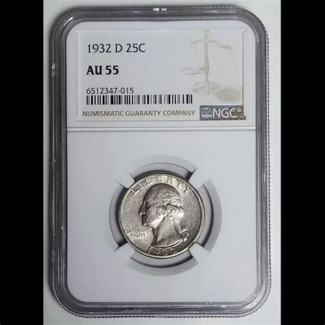 1932-D Washington Quarter NGC AU-55 - Bob Paul Rare Coins