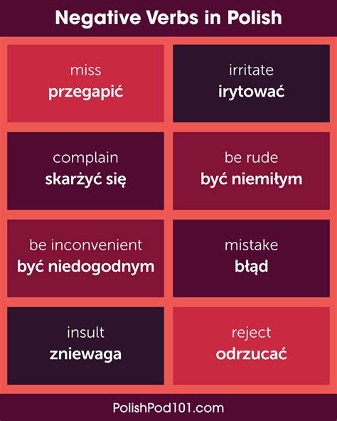 A Comprehensive Guide to Polish Verbs