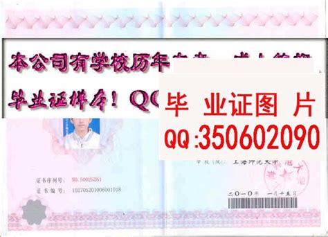 上海师范大学毕业证档案样本学位证样本校长