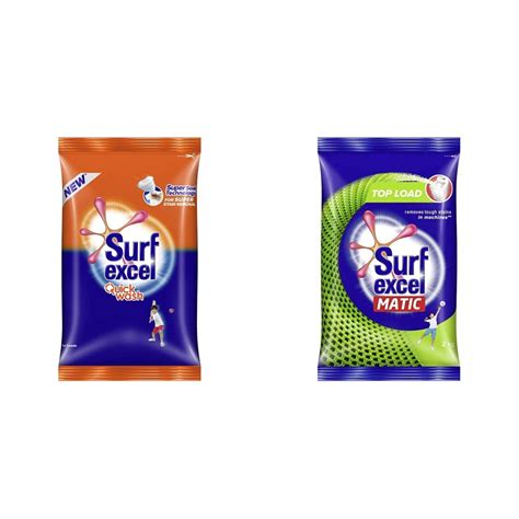 Surf Excel Quick Wash Detergent Powder, 2 kg & Surf Excel Matic Top ...