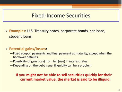 Image result for Fixed Income Securities Examples